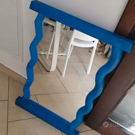 Specchio Raro Vintage Ikea ULK blu