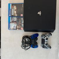 Sony PlayStation 4 Pro 1 TB +2 giochi+2 gamepad