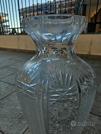 Vaso cristallo molato 