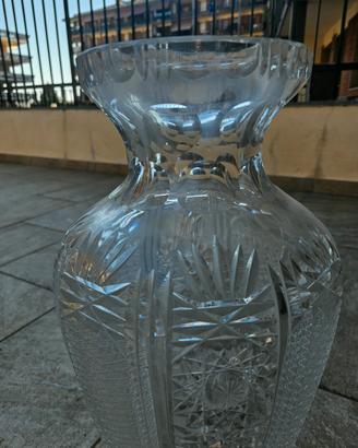 Vaso cristallo molato 