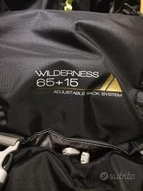 Zaino Berghaus wilderness 65+15 lt