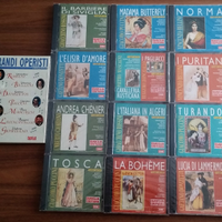 Collana 12 cd GRANDI OPERISTI LIBRO