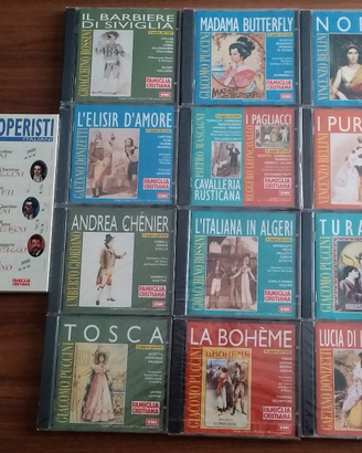 Collana 12 cd GRANDI OPERISTI LIBRO