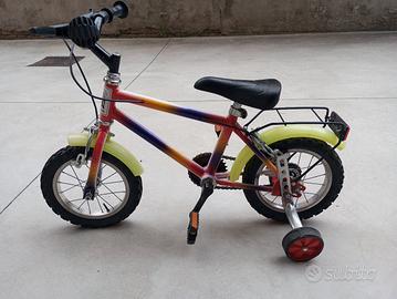 bici con rotelle 2/5 anni