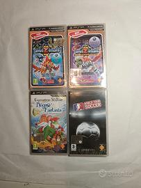 lotto 4 giochi psp 