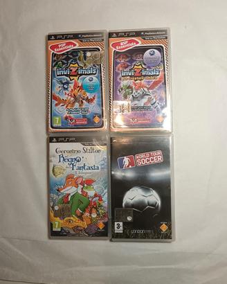 lotto 4 giochi psp 