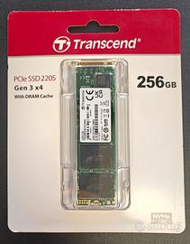 SSD NVMe 256GB Transcend 220S - Nuovo - PCI 3 x4