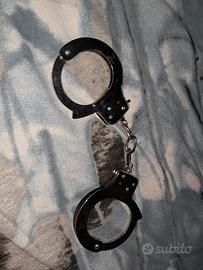 manette gioco sexi con chiavi in metallo polizia