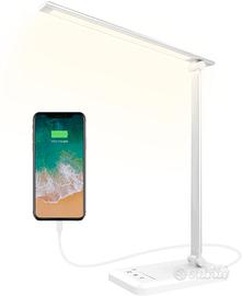 Lampada da Tavolo LED Pieghevole con porta USB