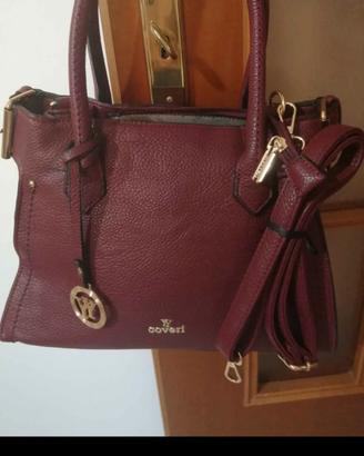 Borsa rossa bordeaux. YY Coveri 