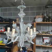 lampadario in vetro di murano 