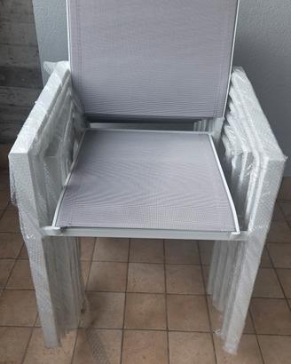 Set sedie da giardino nuove
