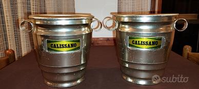 Coppia secchielli ghiaccio Vintage Calissano 