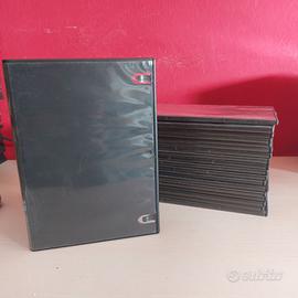 custodie DVD Slim nere in blocchi da 20 pezzi