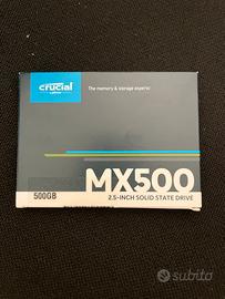 Ssd Crucial da 500gb CT500MX500SSD1