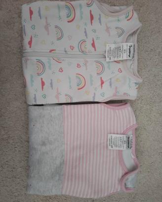 Due sacchi nanna bambina primavera/autunno