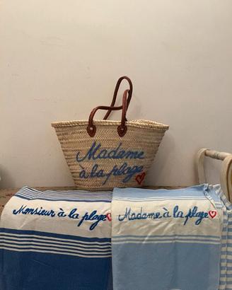 Set mare “Madame à la plage” – borsa + 2 teli
