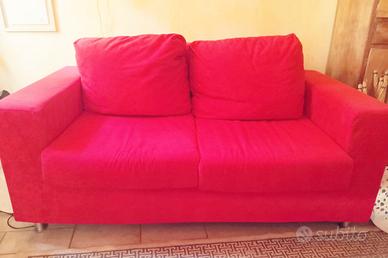 Salotto rosso il alcantara