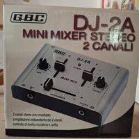 GBC DJ-2A Mini Mixer Stereo 2 canali