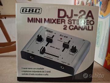 GBC DJ-2A Mini Mixer Stereo 2 canali