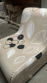 5 Poltrone anni 70 rivestite