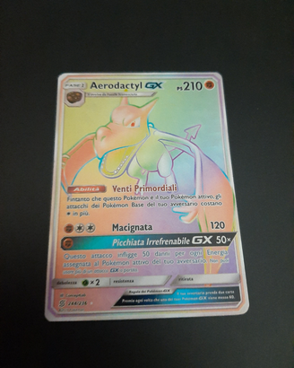 Carta pokèmon-Aerodactyl GX