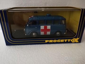 modellino alfa romeo 2 ambulanza polizia