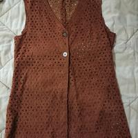 gilet donna traforato