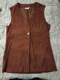 gilet donna traforato