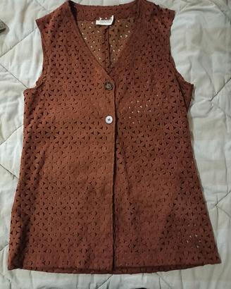 gilet donna traforato