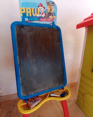 Lavagna per bambini doppio utilizzo dei paw patrol