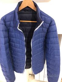 Piumino blu taglia M