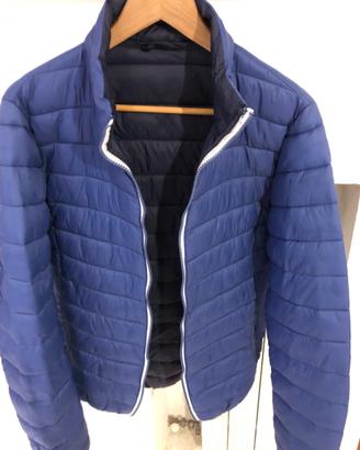 Piumino blu taglia M