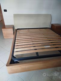 Letto matrimoniale con rete