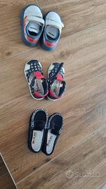 scarpe bambino numeri 20 e 21