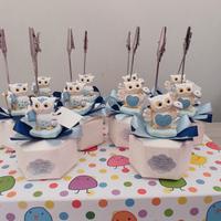 10 Bomboniere bambino ceramica