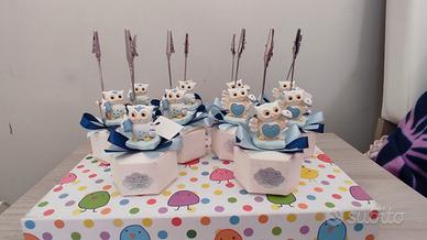 10 Bomboniere bambino ceramica