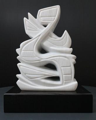 Scultura in marmo bianco di Carrara di Sand. 2