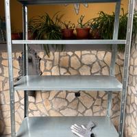 Scaffale a infilo Marcegaglia zincato 100x40,5x186