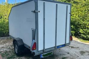 Rimorchio furgonato Respo 751 (coperchio rigido)