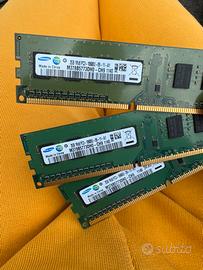 Banchi RAM DDR3 2GB Samsung per Desktop