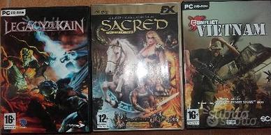 3 giochi pc originali: retrogames