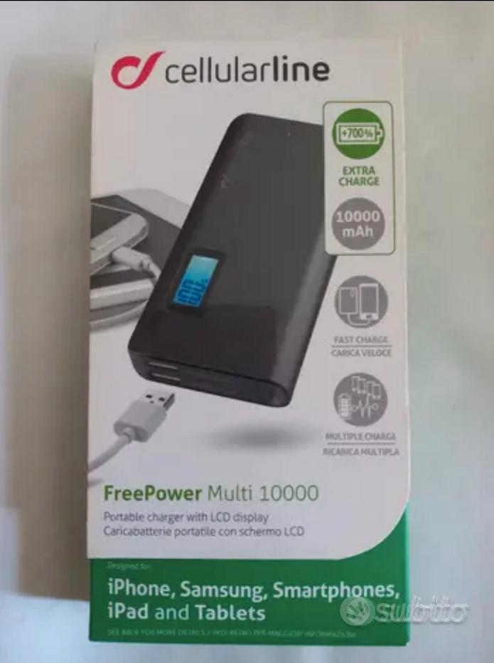 cellularline Power Bank Manta 10000 : : Elettronica