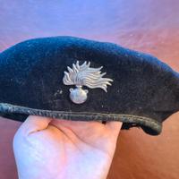  Basco Carabinieri Originale d’Epoca con Fregio 