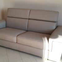 Divano Letto Pelle Colore Tortora