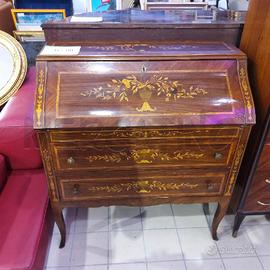 SCRITTOIO 2 CASSETTI RIBALTINA +CHIAVE