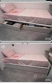 letto singolo contenitore