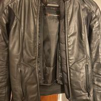 Giacca da moto in pelle per donna