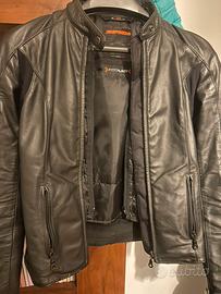 Giacca da moto in pelle per donna