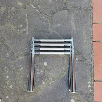 Scaletta barca inox ribaltabile